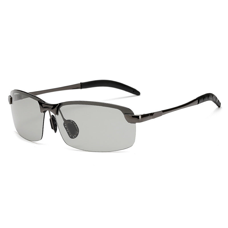 Wholesale Zhendianzhibao Men's Color Changing Polarized PC Sunglasses
